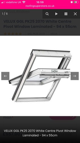 Velux ggl pk25 94x55cm - ggl, roof