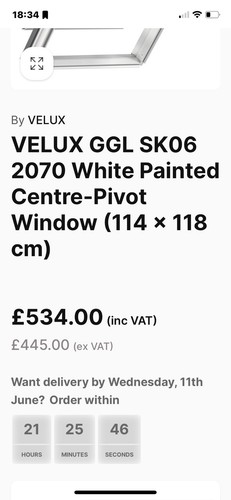 Velux window with flashing for - flashing,