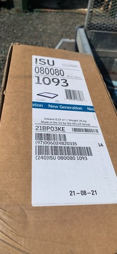 Velux flat roof window 800mm - velux,